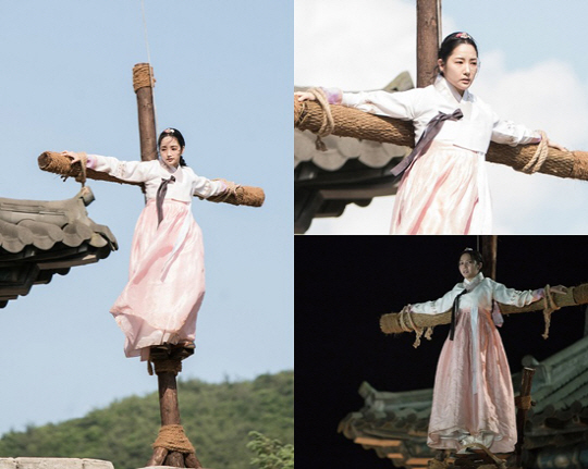 '7일의 왕비' 박민영, 가녀린 몸으로 완성한 열연의 현장