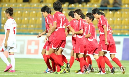  북한 여자축구, 타지키스탄에 16-0 대승