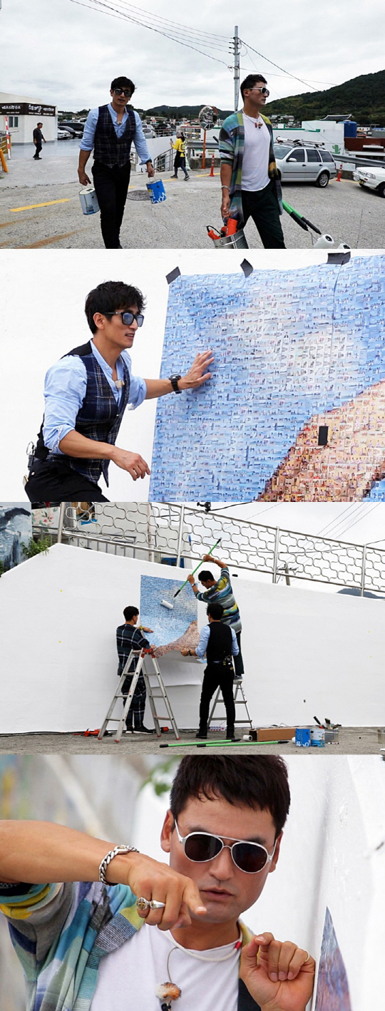 '빅픽처패밀리' 동피랑 벽화축제 참가…직접 만든 벽화 최초 공개 