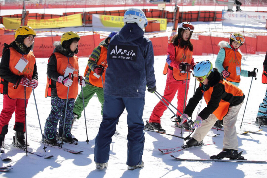 동계 올림픽의 중심 '평창 알펜시아'에서 '제2회 유소년 스키육성캠프' …
