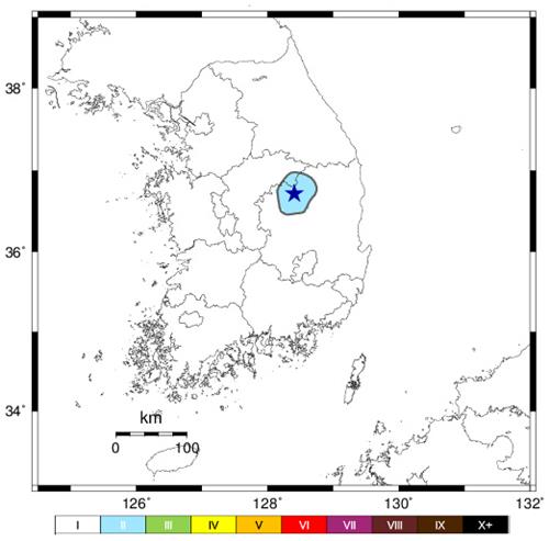 경북 예천 인근 규모 2.4 지진…기상청 "피해 없을 것"