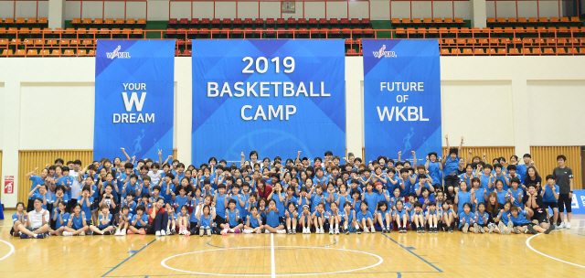 WKBL, 2019년 유소녀 농구캠프 개최