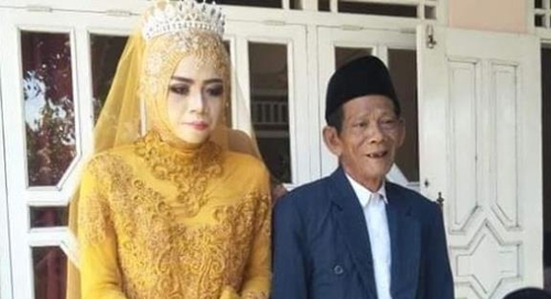 인도네시아 83세 남성, 27세 여성과 결혼…"사랑에 빠져"