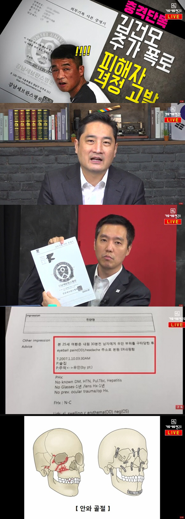 김건모, 성폭행→폭행·협박의혹까지…피해주장女 "TV 안 나왔으면"