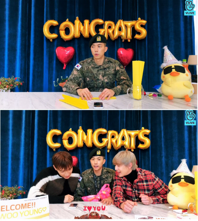 2PM 우영, 전역 기념 팬들과 특별한 인사 "잘 지내셨죠?" (ft. …