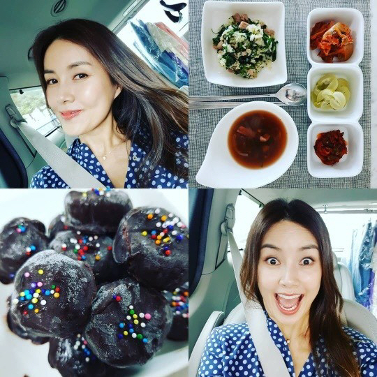 ‘♥차인표’ 신애라 “딸이 만들어준 간식 먹고 촬영가요” 화목한 가족