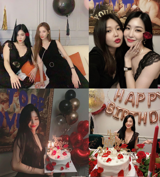 "티파니, 생일 축하해♥"…다시 뭉친 소녀시대 '탐나는 우정 ing'