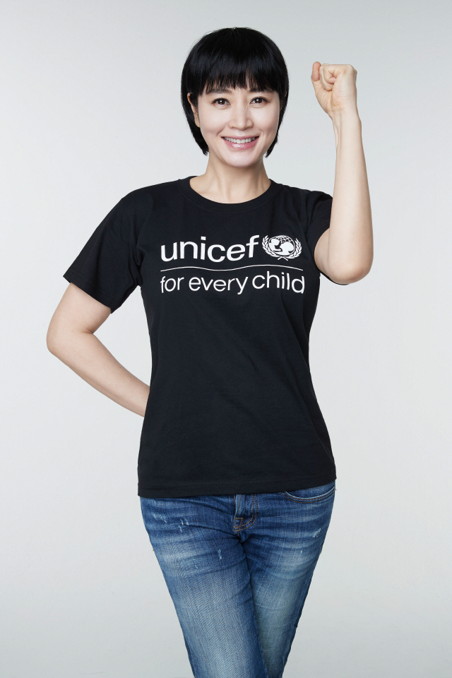 "당신의 힘을 보여주세요"…유니세프친선대사 김혜수, 지구촌 어린이 위한 …