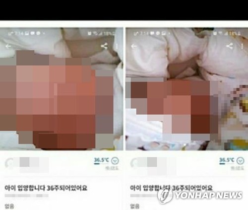 `36주 아이 20만원` 게시글 미혼모 "잘못 깨닫고 바로 글 삭제"