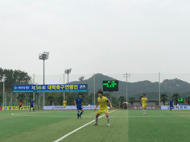 제56회 대학축구연맹전, 한산대첩기 본선 진출팀 가려졌다