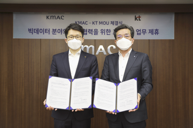KT-KMAC, 빅데이터 B2B사업 확대 업무협약 체결