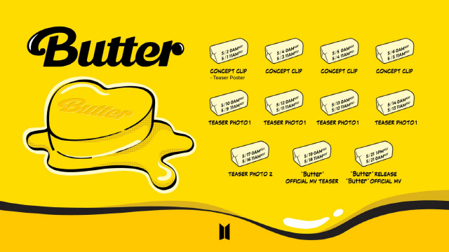 방탄소년단, 새 싱글 'Butter' 프로모션 스케줄 공개…전 세계 관심…