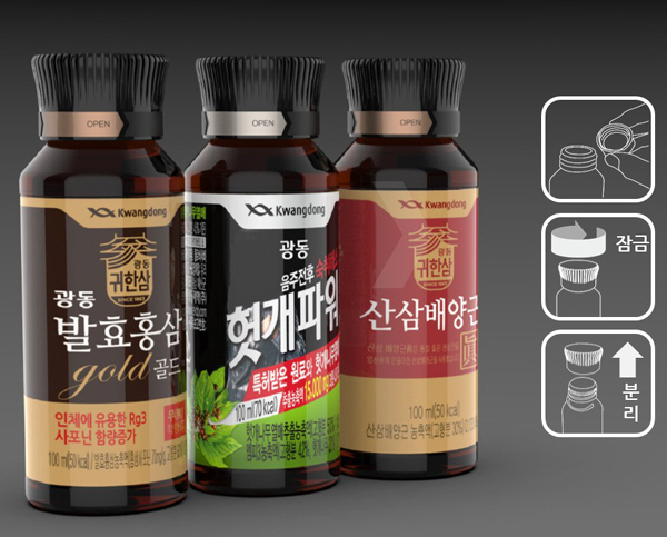 광동제약 이중캡 기술 '대한민국 패키징 대전' 한국포장기술사회장상 수상