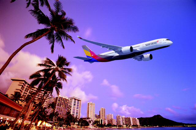 아시아나항공, 추석 연휴 기간 하와이 부정기 항공편 운항