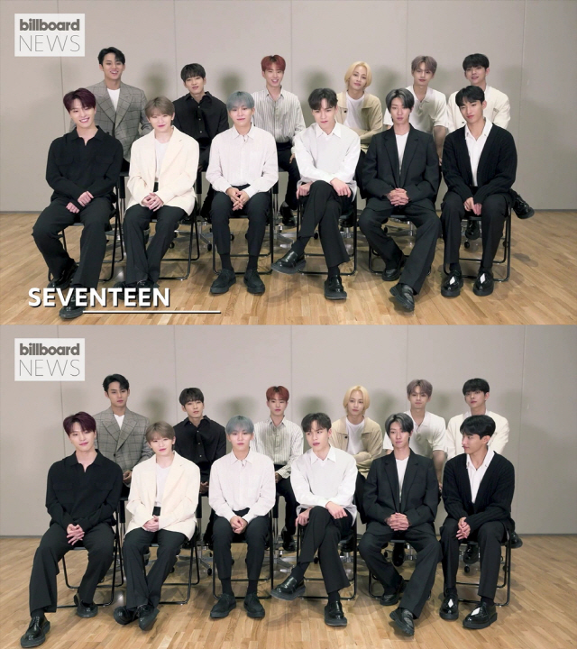  세븐틴 "'빌보드 뮤직어워즈' 노미네이트+'핫100' 목표"