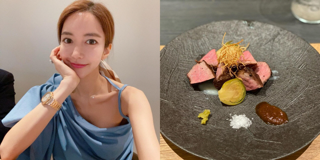 박현선, '재벌2세' ♥이필립과 럭셔리 식당서 데이트 "남편이 몸보신 하…