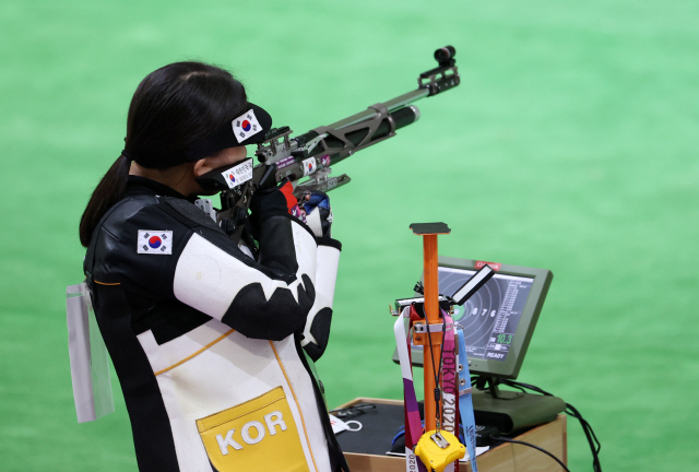 女사격 권은지, 10m 공기소총 7위…박희문 8위