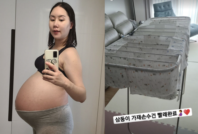 '90kg↑' 황신영, 세 쌍둥이 임신하더니 출산 준비 스케일도 남달라.…