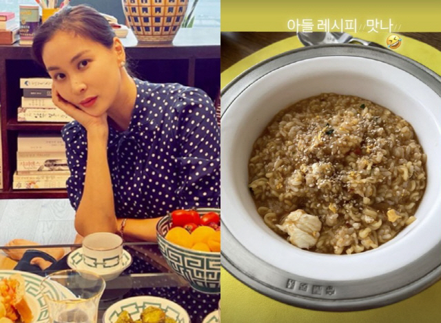 '장동건♥' 고소영, 아들이 알려준 대로 음식 만들었더니..大만족 "맛난…