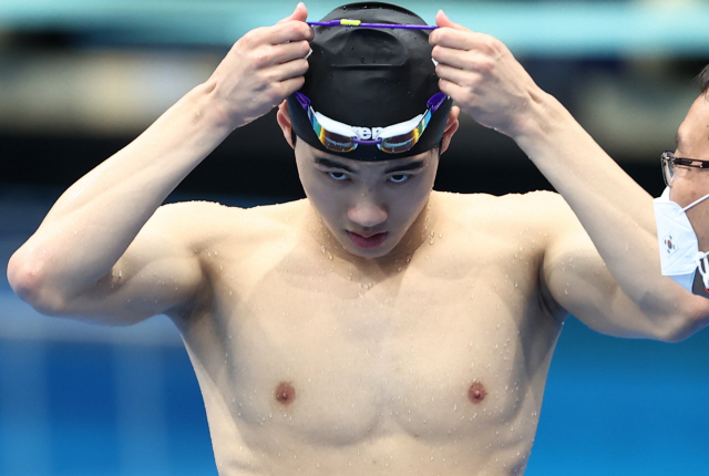 황선우, '100M 결승 5위, 최선을 다한 레이스 후회는 없었다' 