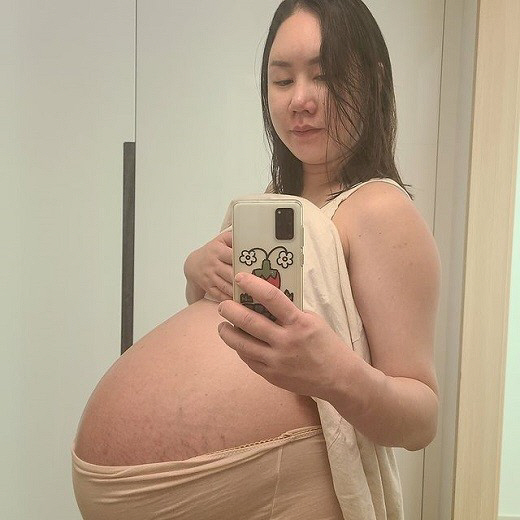 '세쌍둥이 임신' 황신영 "현재 몸무게 104kg, 일어나기도 힘들어"