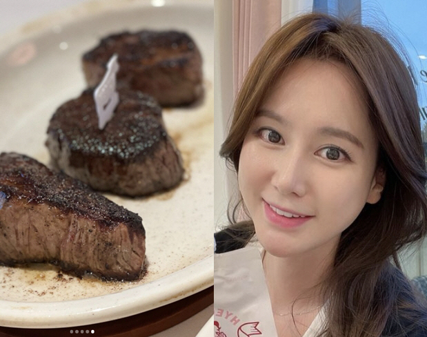 '안정환♥' 이혜원, 이렇게 많이 먹는데 깡마른 몸…초호화 레스토랑 디너…
