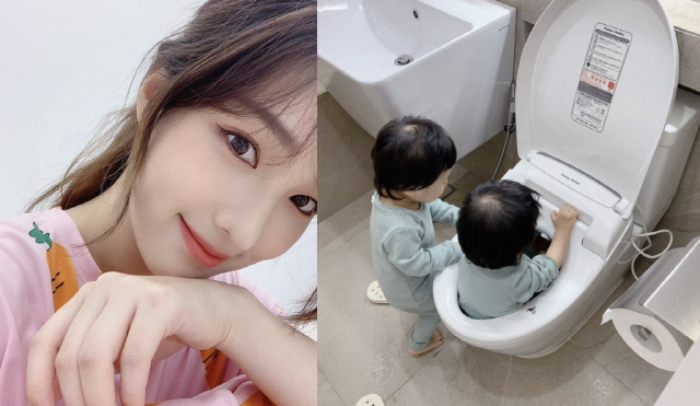 '최민환♥'율희, 쌍둥이 딸 화장실 변기서 발견 "아!! 어쩐지 조용하더…