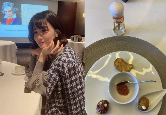 '류수영♥' 박하선, 한끼를 먹어도 으리으리한 호텔…심진화 "아푸지 말아…