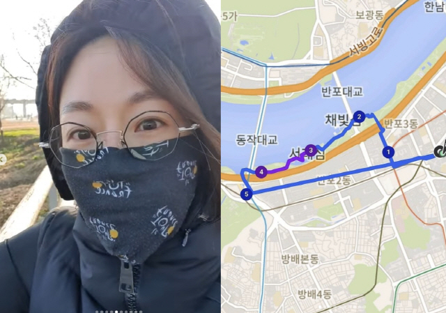 '박준형♥' 김지혜, 진짜 대단하네…이 거리를 혼자? 놀라운 열정 "오늘…