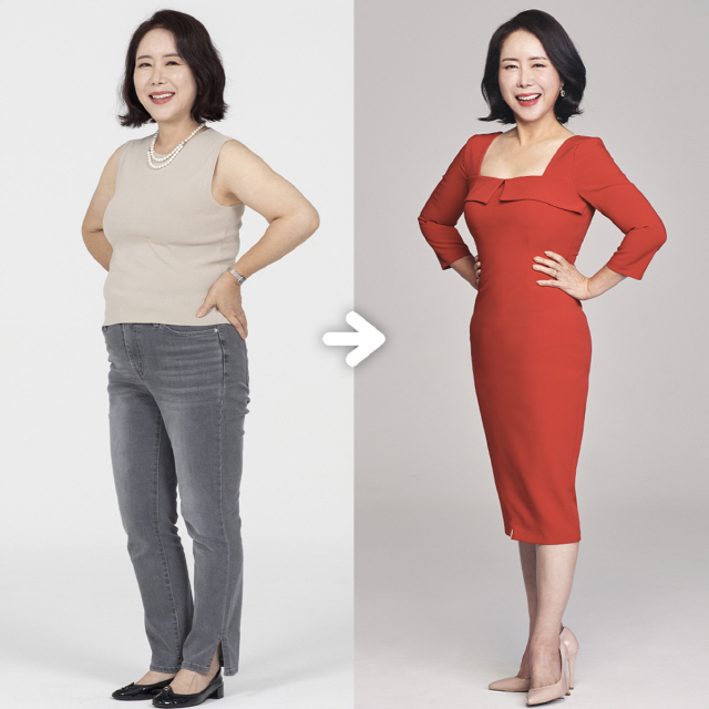 '60세' 윤영미 아나, 8kg 다이어트 성공…"15년 전 원피스가 맞네…