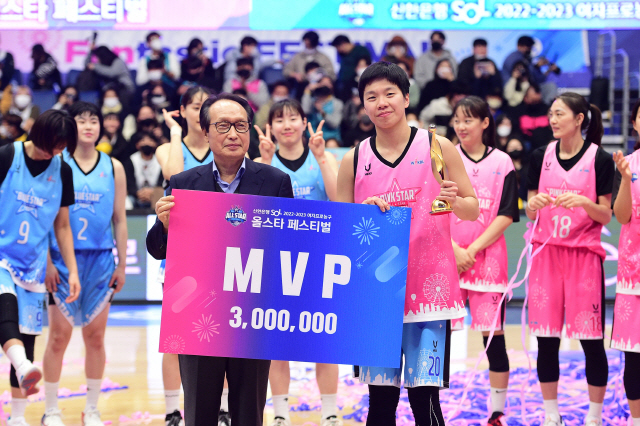 MVP 진 안, 3점슛 여왕 강이슬. 3년 만에 열린 WKBL 올스타 페스티벌 두 스타