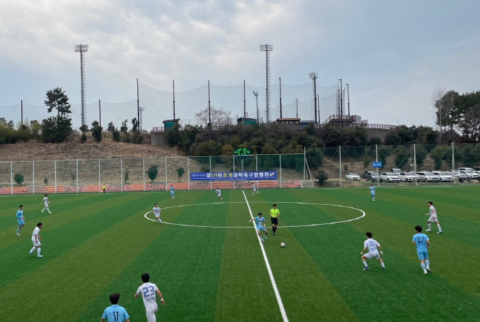 [대학축구]상승세 탄 인천대, '죽음의 조' 첫 판에서 웃었다