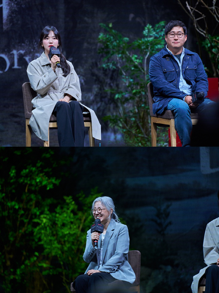 송혜교·김은숙 "'더 글로리' 파트2, 소름 끼치도록 재밌어" [종합]