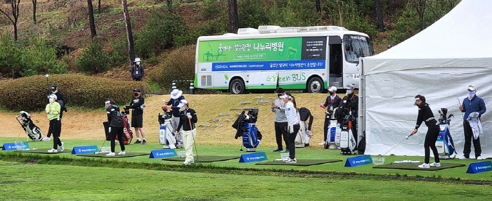 나누리병원 'KLPG 메디힐·한국일보 챔피언쉽' 2회 연속 의료팀 파견