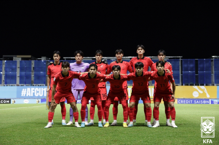 韓 U-17 대표팀, 우즈벡 사냥 나선다 '결승 티켓+득점왕 경쟁' 두 …