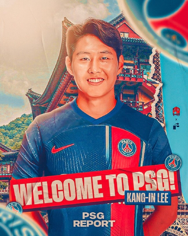 [오피셜]태극기 든 KING 이강인, '한국인 최초' PSG 공식 입단 …