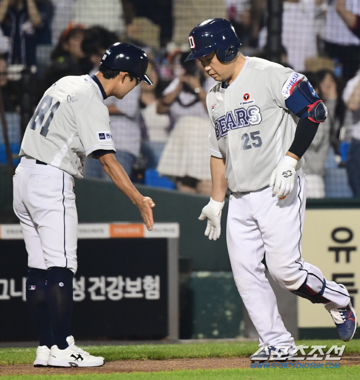 연패 중압감 털고 7이닝 99구 10K 1실점…이승엽 감독 "곽빈의 호투…