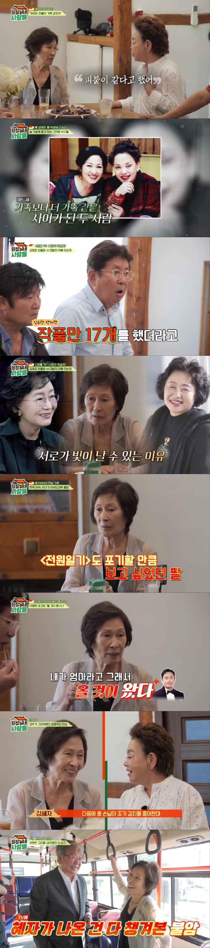 김혜자X최불암 20년만 동반출연 '전원일기' 부부상봉.."우리는 일생 친…