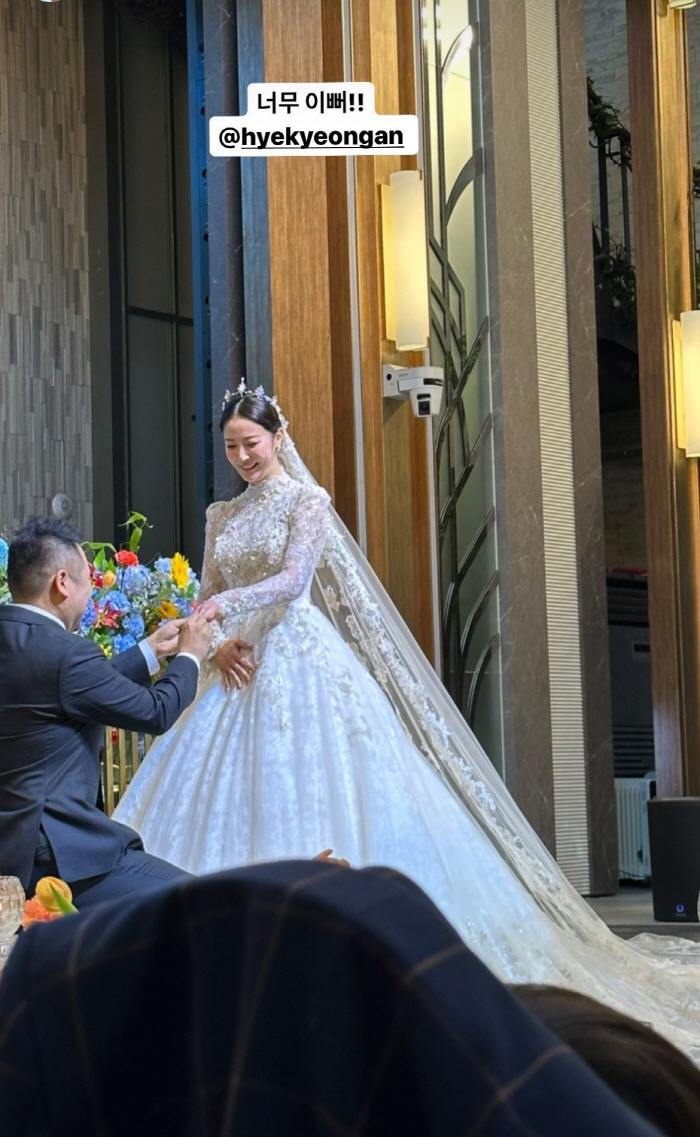 안혜경♥송요훈 결혼식 현장 공개..천사 같은 안혜경 모습에 김영희 “너무…