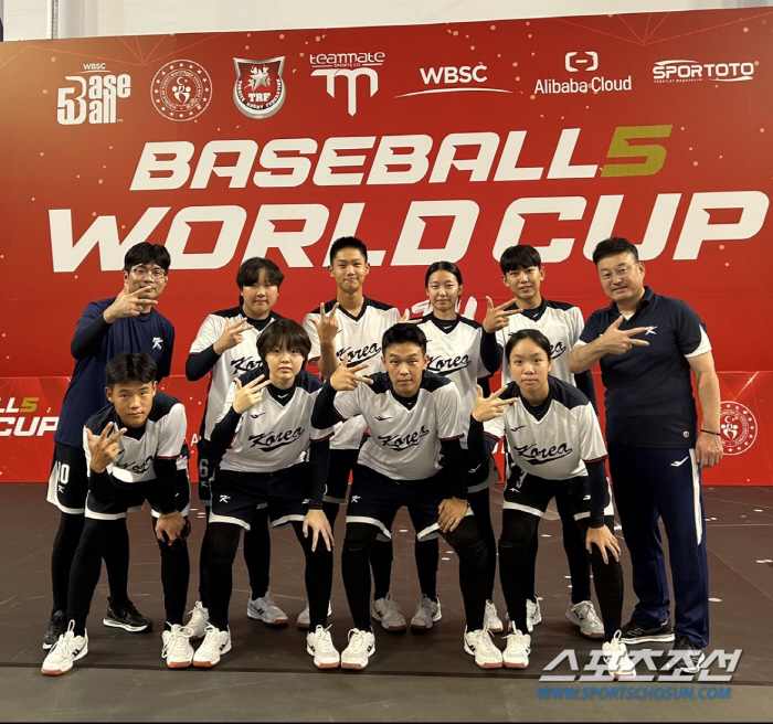 18세 이하 베이스볼5 대표팀, 말레이시아에 승리, WBSC 유스 베이스볼 월드컵 9위로 마무리