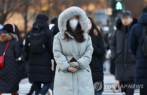 서울 낮 체감온도 -3도…충남·전라 서부 등에 눈·비