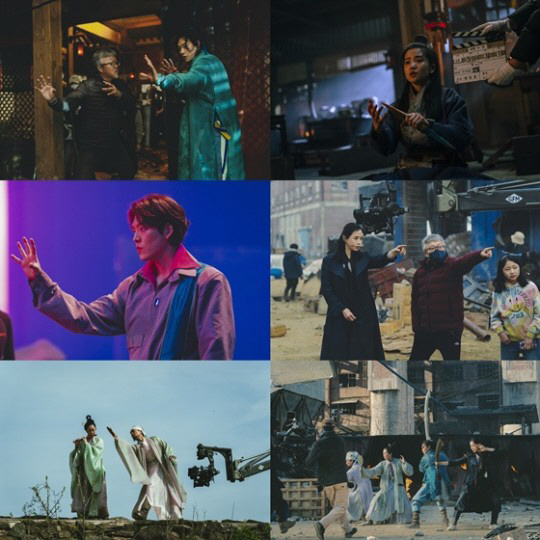 "매력적인 캐릭터들의 향연"…'외계+인' 2부, 스펙터클한 액션 비하인드