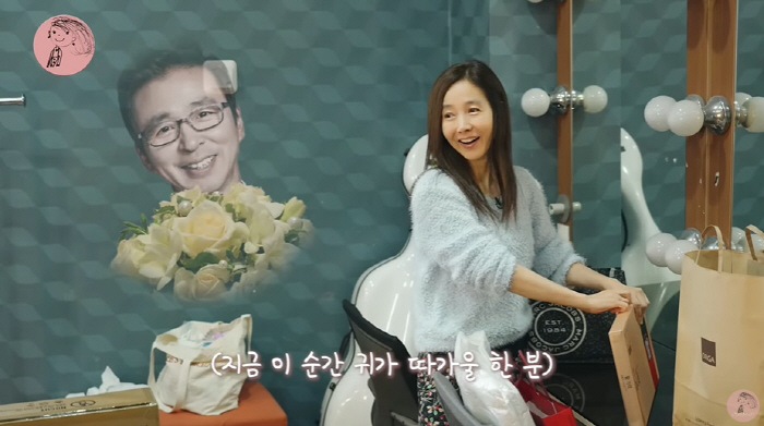 김국진, ♥강수지에 '꽃' 선물하는 로맨티스트..."남편이 꽃 사왔어요"