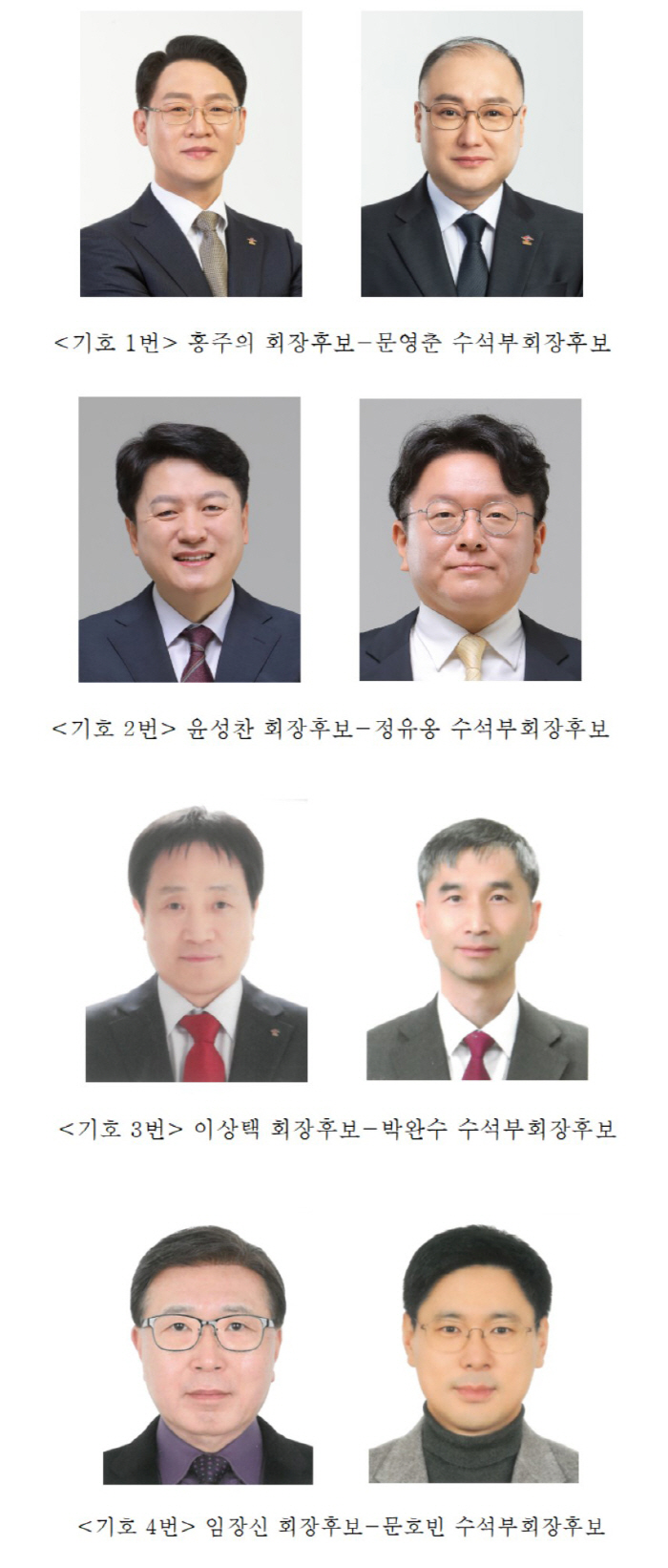 대한한의사협회 회장·수석부회장 선거 4파전