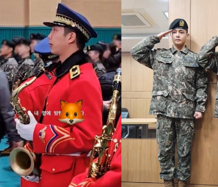  '군악대' RM-'벌크업' 뷔, 軍서도 약속지키는 방탄소년단