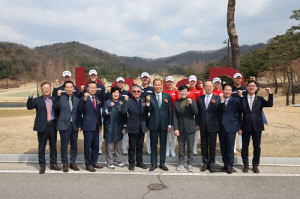 고군택·최예림 등 대보그룹 골프단 출범식