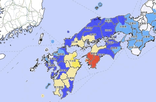 日시코쿠 서쪽 해협서 규모 6.6 지진…7명 부상·원전 이상 없어(종합4…