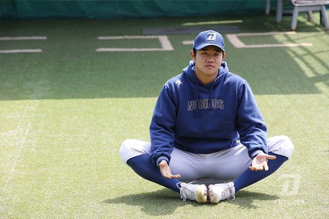 '평균 구속 5km 폭증' 이름까지 바꾼 양의지 보상 선수, 신흥 불펜이…