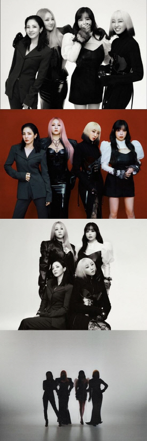 투애니원(2NE1) 드디어 뭉쳤다! 데뷔 15주년 기념 완전체 사진 공개 