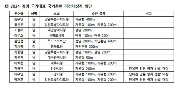 "미리 보는 파리올림픽" 황선우VS포포비치 1년만에 격돌...'황금세대'…